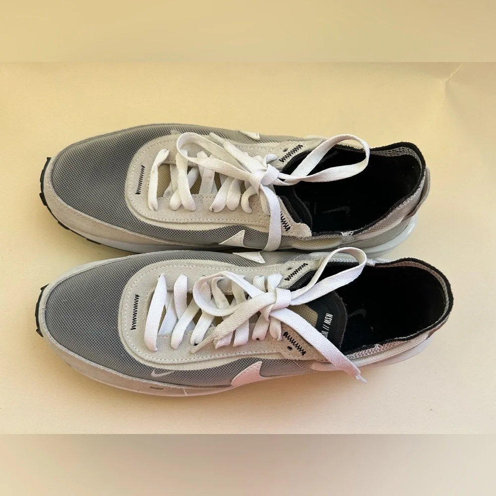 Nike WOMEN White and Gray Lifestyle Sneakers